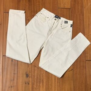Preowned Versace Jeans Couture white jeans made in Italy size 27 41